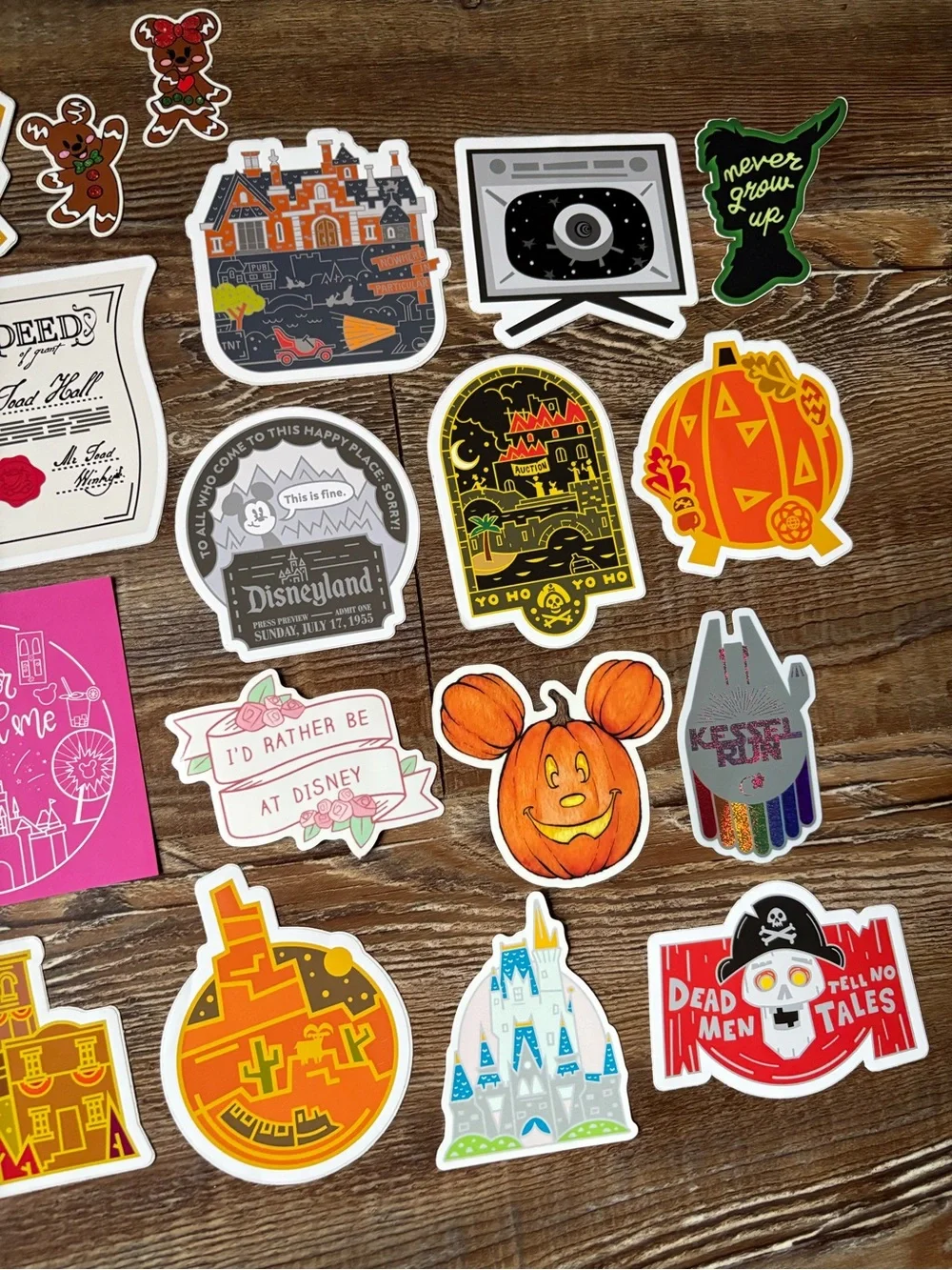 Bundle of 29 Disney Themed Stickers